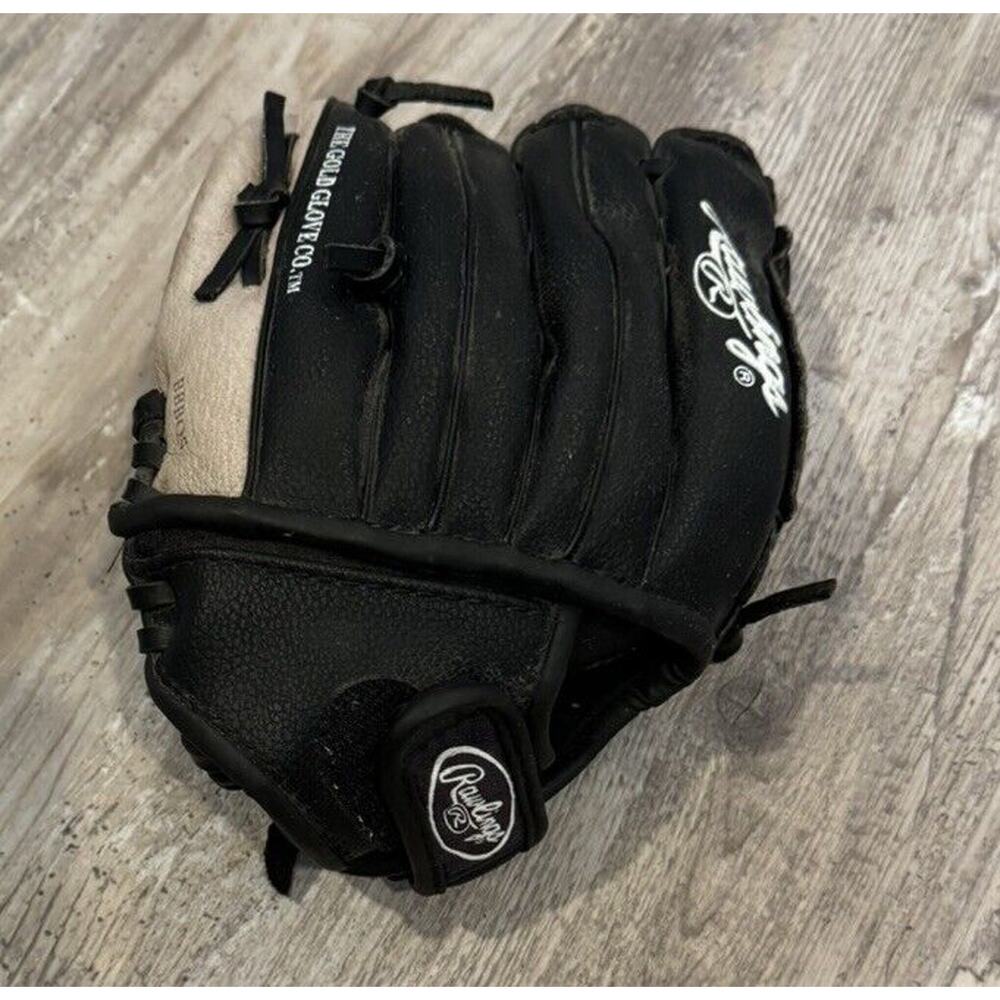 Rawlings PM105RB Playmaker Youth Baseball Glove RHT 10.5" Leather Black Tan - Picture 5 of 5